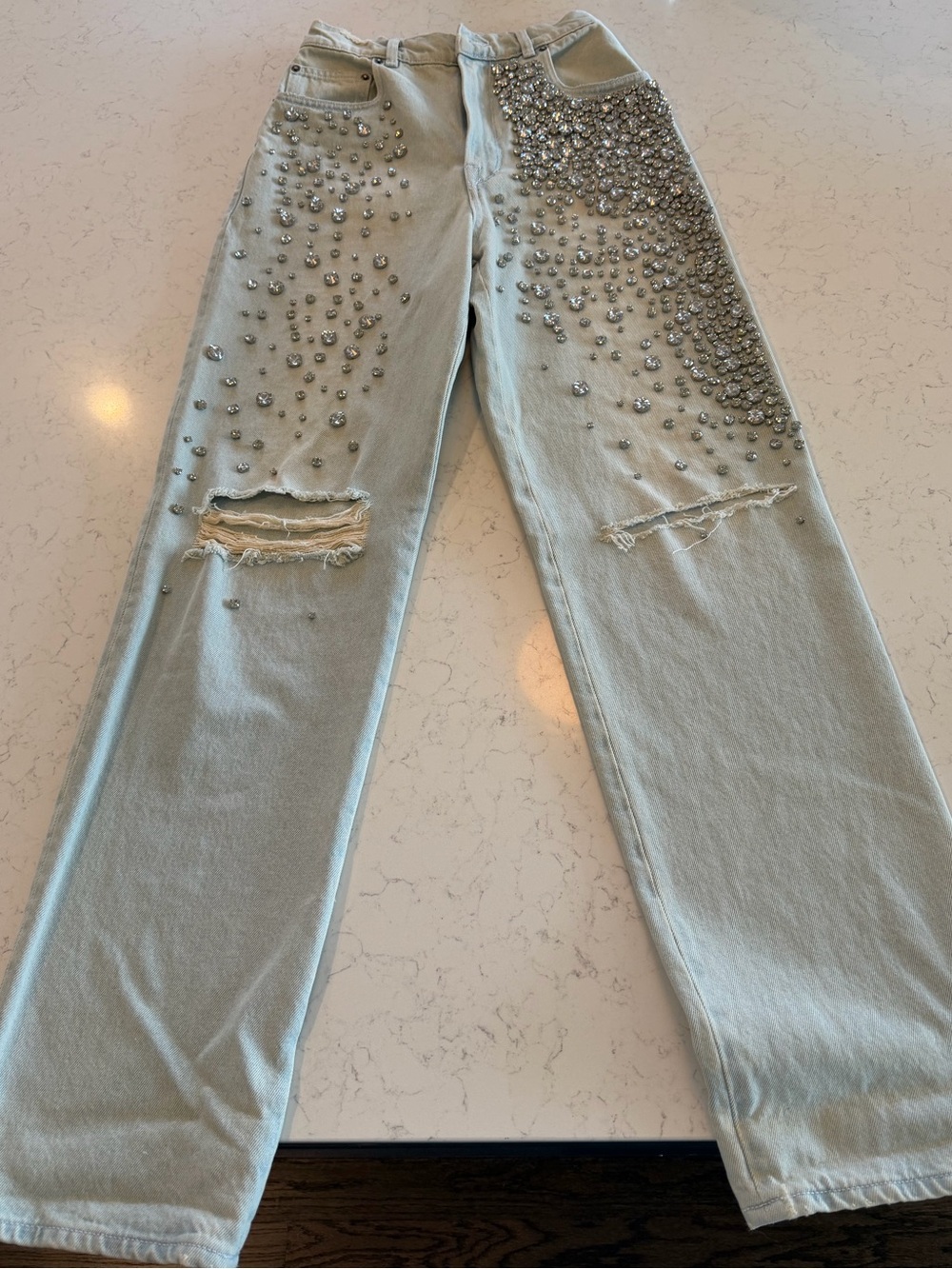 Golden Goose Kim Crystal Jeans SZ24 - Picture 2 of 11